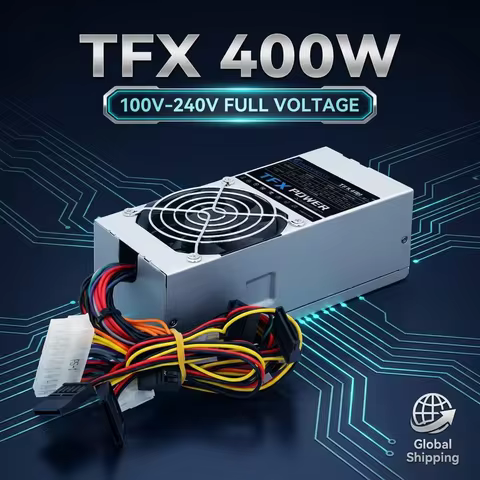 400W TFX Power Supply Active PFC Full Voltage 100-240V for Slim Desktop Mini PC PSU Small Form Facto