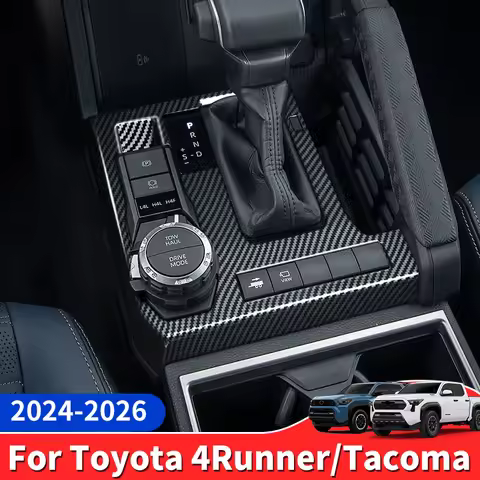 For Toyota 2025 4Runner N500 2024-2026 Tacoma Central Control Panel ABS Material Precise Fit Interio