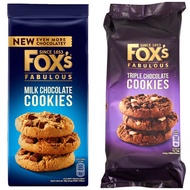 Fox's Fabulous Milk Chocolate Cookies / Triple Chocolate Cookies 175gram
