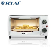 SEKAI Oven Listrik Low Watt 9 Liter Oven Listrik Low Watt Kapasitas 9L Pemanggang Makanan Serbaguna