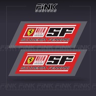 F1 Ferrari Fleet logo Reflective Sticker
