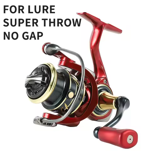D1 Fishing Spinning Reel 6KG Max Drag Power 1000-2000 Series Metal Fishing Reel 5+1 Ball Bearings Sa