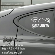 Track 7 Catalunya Spain Circuit sticker