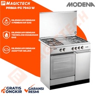 KOMPOR FREE STANDING MODENA PRIMA FC7943W / FC-7493-W 4 TUNGKU
