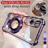 Vivo V50 Lite 2025 Soft Casing For Vivo V50 Lite V 50 VivoV50Lite 4G 5G Clear Jelly Shockproof Case 