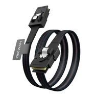 Internal Mini SAS to Mini SAS Cable, SFF8087 36 Pin to SFF8087 36Pin Data Cable Male Cord for Server