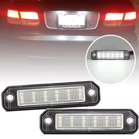 2Pcs LED License Plate Light For Honda Civic EJ EG EK CR-X Del Sol Integra SJ EK3 Number Plate Lamp 