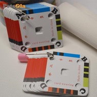 [PETSOLA] Weaving Card Paper Loom Cards 8 Inch Shuttle Tablet Accessories for Knitting Loom Projects