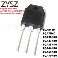 5PCS FDA8440 FQA7N60 FQA30N40 FQA33N10 FQA35N40 FQA44N10 FQA55N10 FQA70N10 TO-3P Field Effect Transi