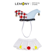 LEMONY ชุดคณะละครสัตว์สำหรับตุ๊กตา (สีขาว) (เฉพาะเสื้อผ้า ไม่รวมตุ๊กตา)