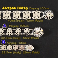 JA2369 🇲🇾 Tali Pinggang Besi tradisional DIY Bidayuh Iban Costume Accessories Metal Belt for Borneo 