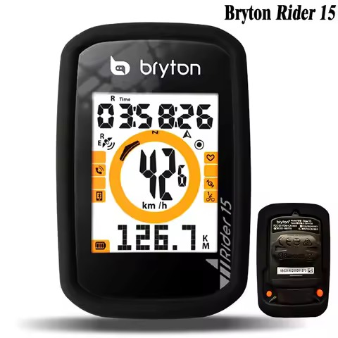 Generic Bike Gel Skin Case & Screen Protector Cover for Bryton Rider 15 Rider 10 GPS Computer Case f