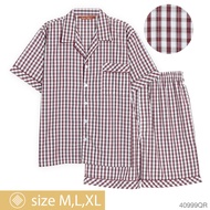 Josilins ชุดนอน ชุดอยู่บ้าน เสื้อแขนสั้น กางเกงขาสั้น ป้าย Anker Stubert ผ้าวูเว่น ใส่ได้ชายหญิง คละ