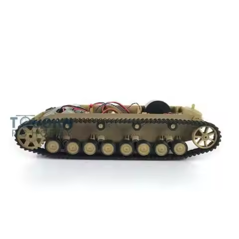 Outdoor Toys 1/16 HENG LONG Parts German Panzer IV F RC Tank 3858 Chassis W/ Plastic Tracks Wheels T