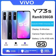 vivo Y73s 5G 8GB RAM + 256GB ROM, 120Hz OLED 3D 64MP OIS Camera, 5000mAh Large Batte
