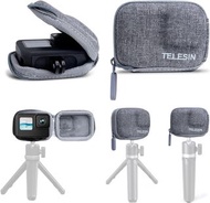 實體店鋪TELESIN Small Carry Case for GoPro Hero 13 Hero 12 Hero 11 Hero 10 Hero 9  Black VIRAN V9 V11, P