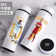 Football Trend304Stainless Steel Insulated Water Bottle C Ronaldo Messi Mbappe Neymar Water Bottle M