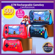 X7M 500 Games In 1 Rechargeable Gameboy Classic Toys Arcade Game Console Konsol Permainan X7M充电款游戏机