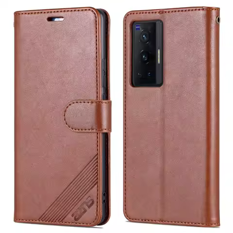 For Vivo X70 Cover Case Wallet PU Leather Phone Card Cases Soft TPU Book Flip For Vivo X70 Protector
