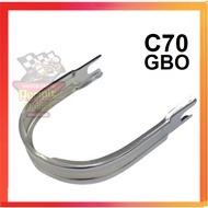 REMPIT c70 c50 c65 c70z gbo gboj Honda Chrome U Panel U Band Besi U Bar U Bracket Chrome  Ikat Dekat