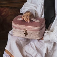 Cosmetic Bag Women Portable Internet Celebrity Advanced High-Capacity Skin Care Toiletries Lipstick 