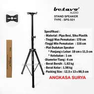 STAND SPEAKER SPEAKER BETAVO SPS501 ORIGINAL / TRIPOD TIANG SPEAKER SPS 501 / SPS-501 MONITOR AKTIF PASIF PORTABLE SPEAKER