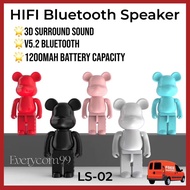 NEW 暴力熊 Bearbrick LS-02 Portable Bluetooth / TF card/ USB Speaker