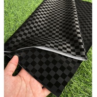 3-Dimensional Chess Pattern Seat Cover - 3D Chess Pattern Motorcycle Seat Cover