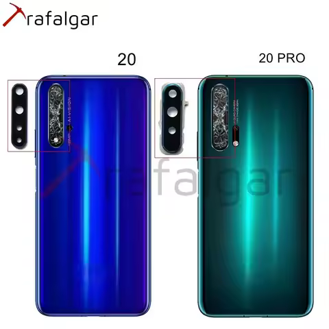 Rear Camera Glass Lens For Huawei Honor 20 and Honor 20 Pro Back Camera Cover With Camera Frame Beze