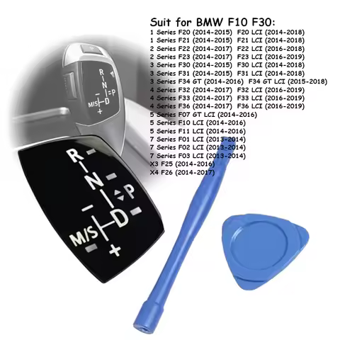 Car Gear Shift Knob Panel For BMW Lever Upgrade Accessories 3 Series F30 LCI (2014-2018) F36 F10 X3 