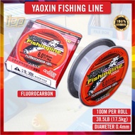 Yaoxin Fluorocarbon Fishing Line 100meter Diameter 0.4mm 38.5lb (17.5kg)