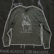 Second Hand T-Shirt Rage again the machine M Real Measurement Chest 19.5 Length 24 Read the Details 