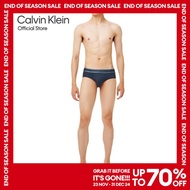 CALVIN KLEIN กางเกงในชาย Tonal Logo Micro ทรง Hip Brief รุ่น NB4054 PPK - สีกรม