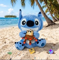 特價 香港迪士尼樂園 Stitch 史迪仔 史迪奇 x Moana 慕安娜 椰殼 海盜 椰子 大公仔 毛公仔 全新正版有牌 Disneyland HKDL 生日禮物 詳細請看描述