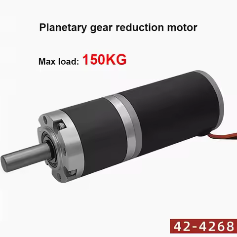 150KG 42mm 4268 42ZY DC planetary reducer motor planetary gear 12V 24V steel pipe large torque adjus