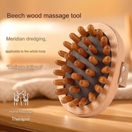 Massage Comb Brush Wooden Head Massager Meridian Hairbrush Comb Anti-Static Scalp Head Body Scratchi