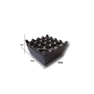 ALUMINUM ASHTRAY 9 ALUMINUM ASHTRAY SQUARE ALUMINUM ASHTRAY/ AESTHETIC ASHTRAY/