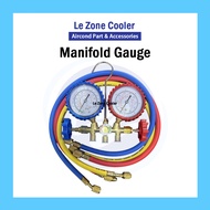 Aircond Gas Meter Dual Manifold Gauge Set Charging Hose Home Aircond Car Aircond R22
