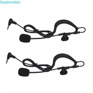 SEPTEMBER Football Referee Headset, Full Duplex 3.5mm Jack Judger Headphone, Headset Accessories Two