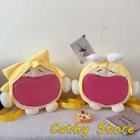 Cute Hatsune Miku Kagamine Rin Kagamine Len Shoulder Bag Anime Peripheral Kawaii Cosplay Transparent