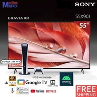 Sony X90J Bravia XR Full Array LED 4K UHD HDR Smart Android TV Google TV (55") XR-55X90J 55X90J