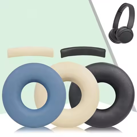Soft Ear Pads for sony WH-CH520 Headphone Sleeves Earmuff Easily Replaced Ear Pads Sleeves Cover Hea