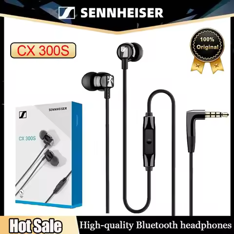 Sennheiser CX300S Wired Pure Bass Earphones Stereo Headset Sport Earbuds Noise Reduction Headphone f