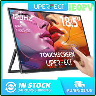 IEOPV UPERFECT 18.5'' Portable Touchscreen 120hz Monitor 1080P HDMI Type-C HDR FreeSync Gaming Display for Laptop Phone Computer Xbox QETVB