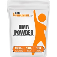 BulkSupplements.com HMB Powder 100g - as Calcium HMB, Beta-Hydroxy Beta-Methylbutyrate - HMB Powder 
