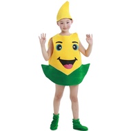 Children Mugua Banana Dragon Fruit Pineapple Strawberry Costume Xiaohecai Fruit Family Song Dance Co