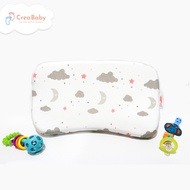Crea Baby Pillow Memory Foam+Pillow Case Cloud Series - Pink Anti Aches Pillow PRELOVED