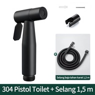 Jet Shower Toilet Bidet Shower Spray Toilet Spray Bidet Black Bidet Set Spray Semprotan