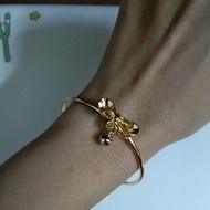 Emas Korea Gelang Pandora ( Ribon)