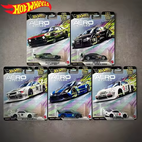 Hot Wheels Premiums Series FPY86 Aero Styles Nissan Skyline GTR Audi A4 Nissan S15 Lexus Rc Chevy Al